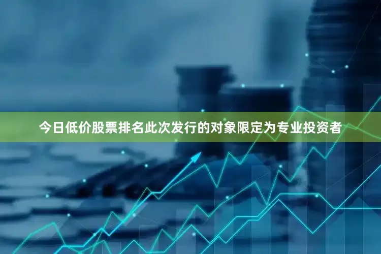 今日低价股票排名此次发行的对象限定为专业投资者