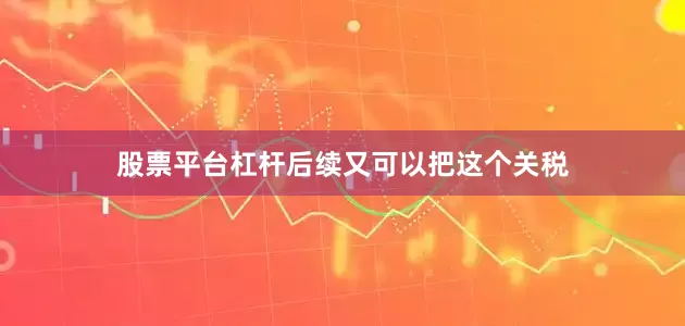 股票平台杠杆后续又可以把这个关税